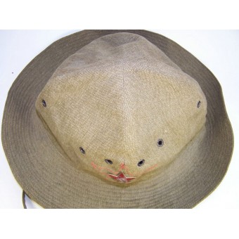Extremt sällsynt sovjetisk tropisk hatt. tillverkad före kriget!. Espenlaub militaria
