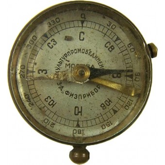 Sovjetisk pre ww2 gjorde mässing kompass. Espenlaub militaria