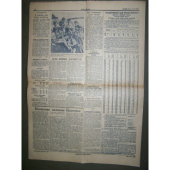 Pravda - journal soviétique. Délivré le 24 Juin, 1939 années. Espenlaub militaria