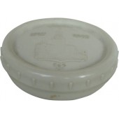 Бакелитовая круглая коробка для маргарина или жира, СССР,