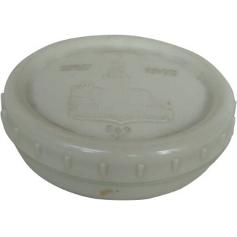 Бакелитовая круглая коробка для маргарина или жира, СССР,. Espenlaub militaria