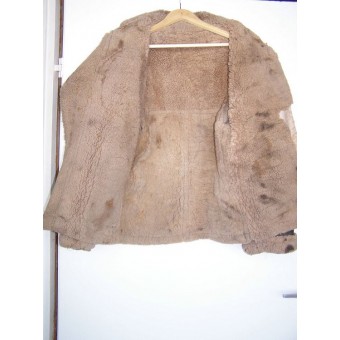 Lend-Lease fårskinnsjacka för flygare som användes av en flygare från Röda armén.. Espenlaub militaria