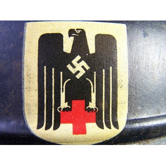 Lufschutz -kypärä rote Kreuz Helferille (auttaja). Espenlaub militaria
