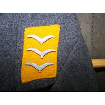 Tuchrock Luftwaffe para Obergefreiter de Flieger Kriegsschule.. Espenlaub militaria