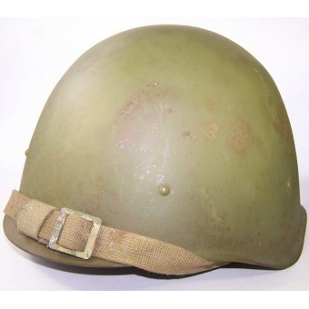 Советский стальной шлем СШ-40, образец 1940 г., вторая модель, шестиклепка. Espenlaub militaria