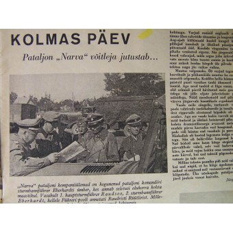 Estnisk PILDILEHT-propagandatidning. Espenlaub militaria