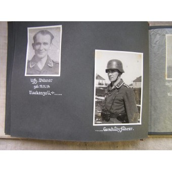 Album de présentation Lutwaffe Flak au chef de Kompanie de 1./(H) 23. (Pz) unité. Espenlaub militaria