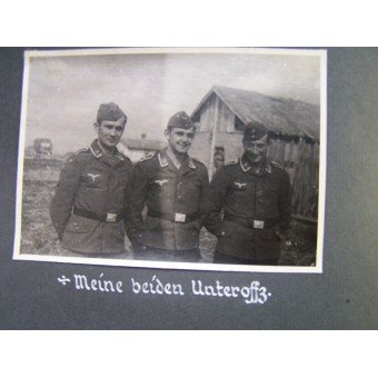 Lutwaffe Flak presentationsalbum till kompanichefen vid 1./(H) 23.(Pz) enheten.. Espenlaub militaria