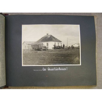 Lutwaffe Flak álbum de presentación al jefe de kompanie de 1./(H) 23. (Pz unidad). Espenlaub militaria