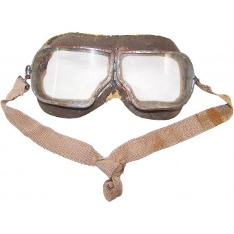 Originale WW2 fatto piloti russi sovietici goggle. Espenlaub militaria