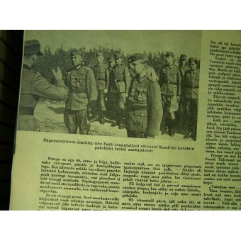 Période WW2 magazine de propagande estonienne Waffen-SS. Espenlaub militaria