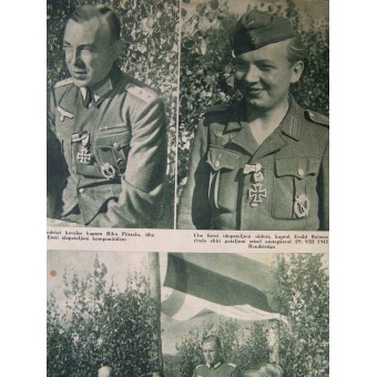 WW2 periodo revista de propaganda de Estonia Waffen SS. Espenlaub militaria