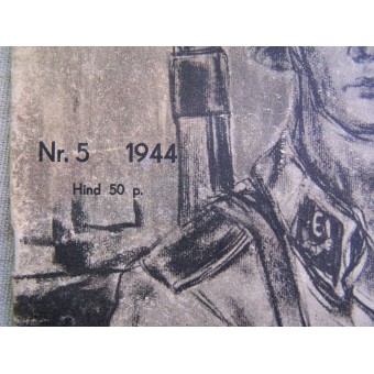 Tysk propagandatidning från WW2/Waffen SS, tryckt i Estland 1944.. Espenlaub militaria