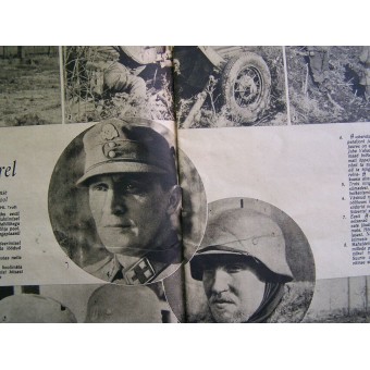 Saksalainen WW2/Waffen SS -propaganda -aikakauslehti, painettu Estlandissa, 1944.. Espenlaub militaria