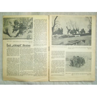 Revista estonia alemana WW2/Waffen SS Pildileht nr2, 1944. Espenlaub militaria