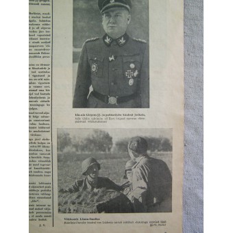 Revista estonia alemana WW2/Waffen SS Pildileht nr2, 1944. Espenlaub militaria