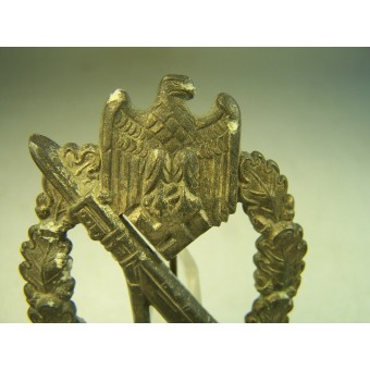 Infanterie Sturmabzeichen -merkki. Jalkaväen hyökkäysmerkki, hopea. Espenlaub militaria