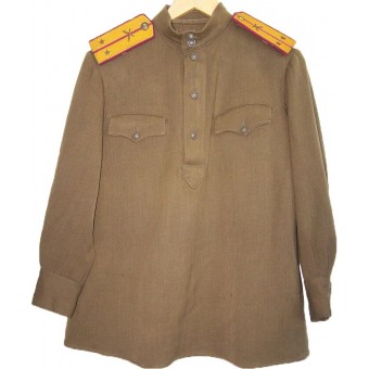 Sowjetrussische M 43 Gymnasterka Jacke für einen Leutnant der Artillerie. Espenlaub militaria