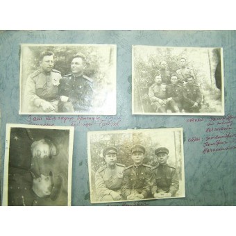 Extremt sällsynt fotoalbum från andra världskriget, tillhörde officer Korolev.. Espenlaub militaria