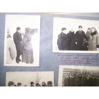 Extreme zeldzame WW2-fotoalbum, behoorde aan officier Korolev. Espenlaub militaria