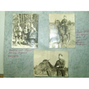 Extremt sällsynt fotoalbum från andra världskriget, tillhörde officer Korolev.. Espenlaub militaria