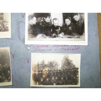 Extreme photoalbum rare WW2, appartenait à un agent Korolev. Espenlaub militaria
