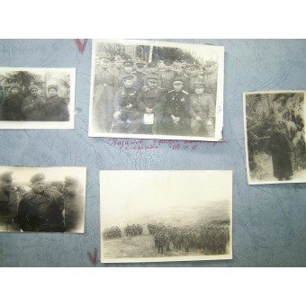 Äärimmäinen harvinainen WW2 Photoalbum, kuului upseerille Koroleville. Espenlaub militaria