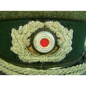 Heer Pionier, sombrero visera del oficial de la guerra media con cinta de color negro.. Espenlaub militaria