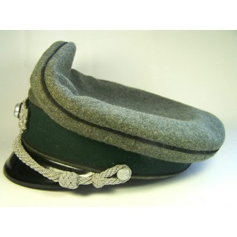 Heer Pionier, mid war officer’s visor hat with black piping.. Espenlaub militaria