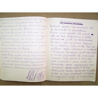 Conjunto de los papeles WW2, cuadernos y manuales veraniegas pertenecían al comandante junior.. Espenlaub militaria