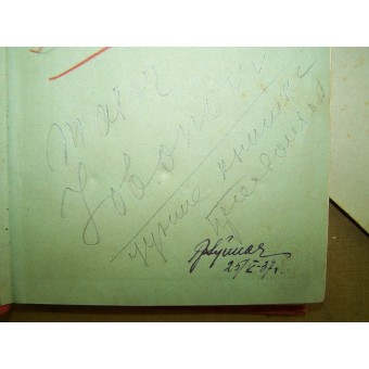 Conjunto de los papeles WW2, cuadernos y manuales veraniegas pertenecían al comandante junior.. Espenlaub militaria