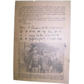 Sovjetiskt flygblad för tyska trupper Offiziere u Soldaten in der HKL- Kurlandkessel