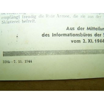 WW2 Neuvostoliiton esitteet saksalaisille- Schauerchen Der Hitlerfaschisten Uber Angebliche Greuelten der Sowietunion. Espenlaub militaria