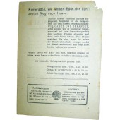 WW2 Soviet Leaflet for Wehrmacht 21 Inf Div