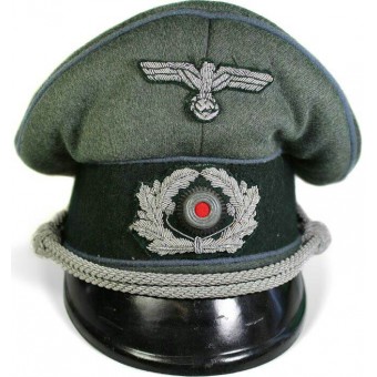 Derde Reich, Particuliere gekochte vizierhoed voor Heeres Nachschub of Kraftfahr Truppe. Espenlaub militaria