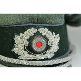 Tercer Reich, sombrero comprado visera privada para Heeres nachschub o Kraftfahr Truppe. Espenlaub militaria