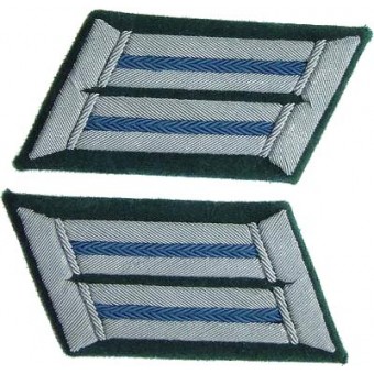 Original WW2 Wehrmacht officerare krage flikar för administration av Wehrmacht. Espenlaub militaria