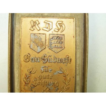 Médaille dexcellence avec la boîte dorigine.. Espenlaub militaria
