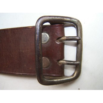 Early NSDAP member brown leather belt. Espenlaub militaria