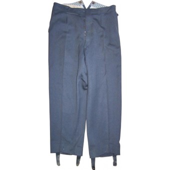 Early walkout/dress white piped infantry trousers. Espenlaub militaria