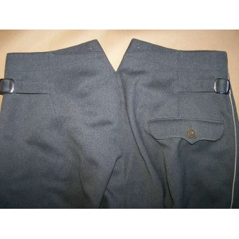 Pantaloni di fanteria con piping bianco, primi anni di vita, da passeggio/abitazione. Espenlaub militaria