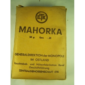 Tobak Mahorka, tillverkad under andra världskriget. Espenlaub militaria