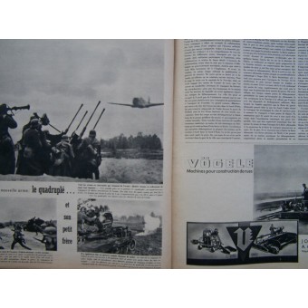 Tidningen Signal i en fransk utgåva. Specialutgåva på franska. Espenlaub militaria