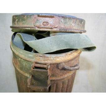 Tidig 1:a modell av gasmask med behållare. Espenlaub militaria