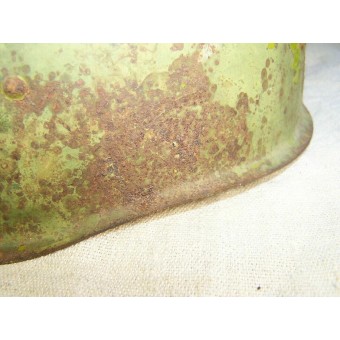 WW2 SSCH- 40 helm, zolder gevonden, onreind. Espenlaub militaria