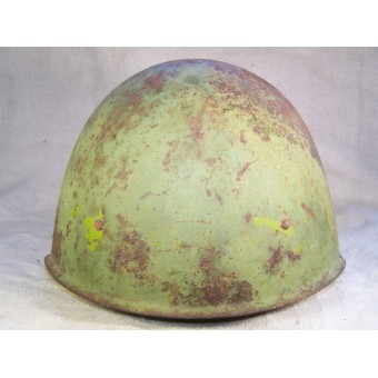 WW2 SSch- 40 helmet, attic found, uncleaned. Espenlaub militaria