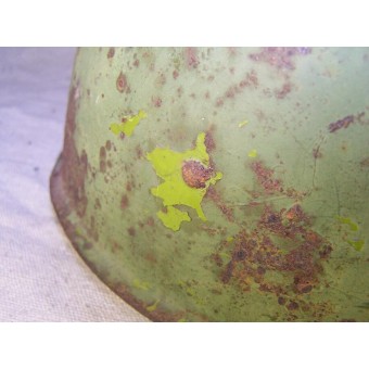 WW2 SSch- 40 casco, sottotetto trovato, non ripuliti. Espenlaub militaria