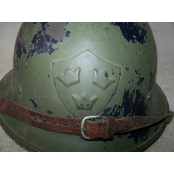 M 21/16 premier type de casque dacier suédois. Espenlaub militaria