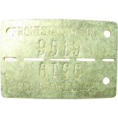 Unissued Frontstalag 306 ID tags
