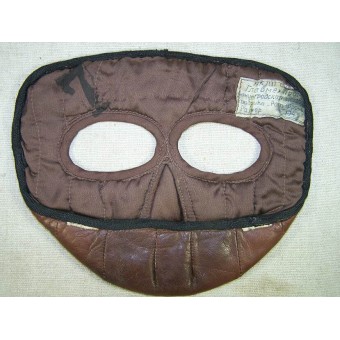 Pre war Soviet flyers leather face mask marked 194?. Espenlaub militaria